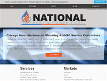 Tablet Screenshot of nationalhvac.com